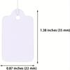 Marking Tags Price Tags Price Labels Display Tags with String Attached Marking Strung Tags Writable Tags Display Label for Product Jewelry Clothing Ta