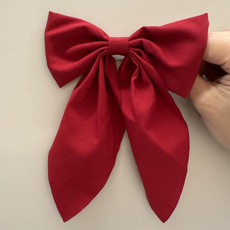 Elegante Schleife Band Haar Clip Mode Einfache Solide Satin Frühling Clip Haar Pin Retro Stirnband Mit Clips Mädchen Haar Zubehör