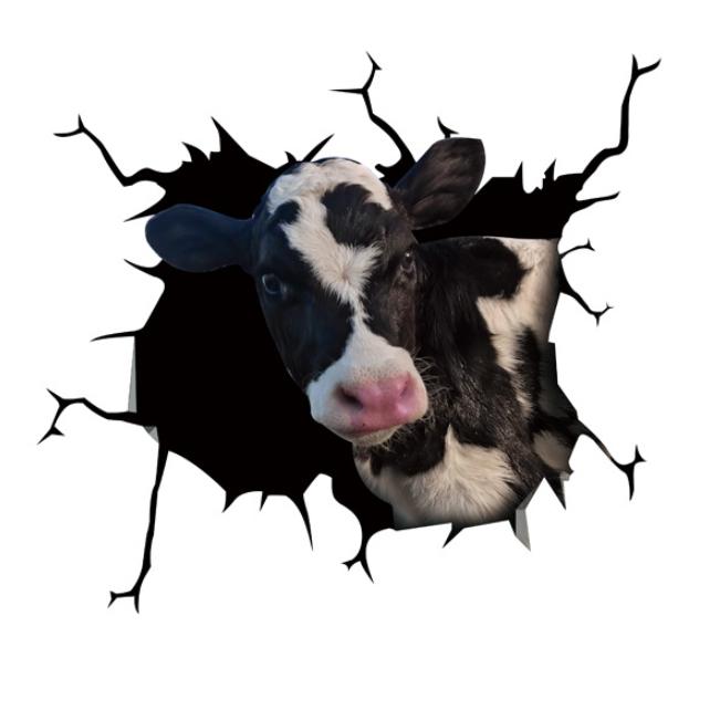 Animal Car Stickers Waterproof PVC Auto Scratch Occlude 3D Simulation Electrostatic Decal Car Window Home Decoration