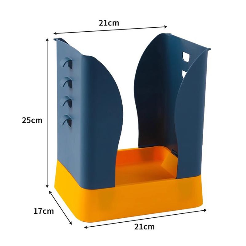 

Регулируемое мусорное ведро большой вместимости, расширяемое мусорное ведро, держатель для мусорных пакетов, бытовое мусорное ведро для ванной комнаты, спальни