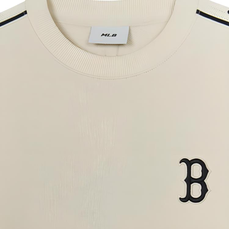 New MLB Boston Red Sox Sweatshirt Unisex Dark Cream 3AMTM0644-43CRD