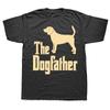 Funny Dog Vintage Best Beagle Dad Ever Fathers Day Puppy Dog Dad T Shirt Graphic Cotton Streetwear Short Sleeve Birthday Tshirt