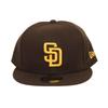 [New Era] 9FIFTY Cap for Men, Major League Baseball, San Diego Padres, Brown, [Used]