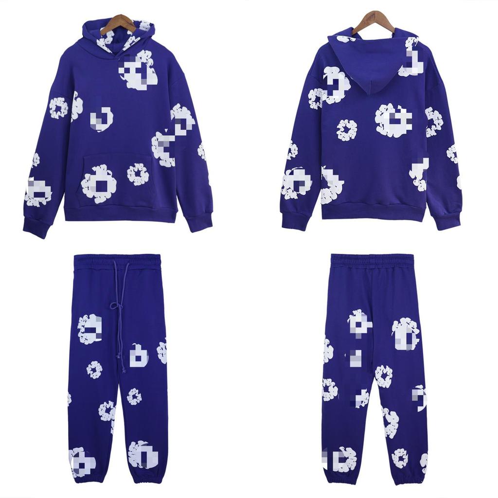 DENIM TEARS Kapok Streetwear Sweatshirt & Hoodie Set – Trendy Unisex Casual Sportswear