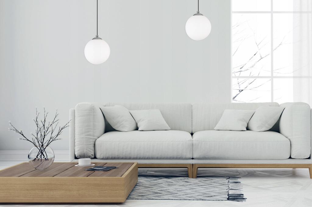 Hanging Ceiling Lamp, Sphere, Gold, Chrome, Led