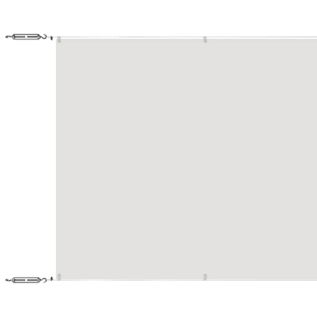 Vidaxl Markiza Pionowa, Biała, 140X800 Cm, Tkanina Oxford