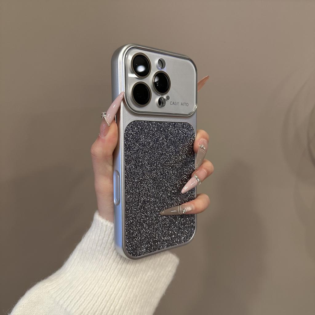 Bling Glitzer Laser Kamera Schutzhülle für iPhone 17 16 15 14 Pro Max 13 Stoßfest Funkelnd INS Niedlich Girly Damen Hülle