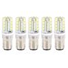 5pcs B15 BA15D LED Corn Bulbs 3W 2835SMD LEDs 300LM 360 Degree Beam Angle Light for Sewing Machines Crystal Lamps