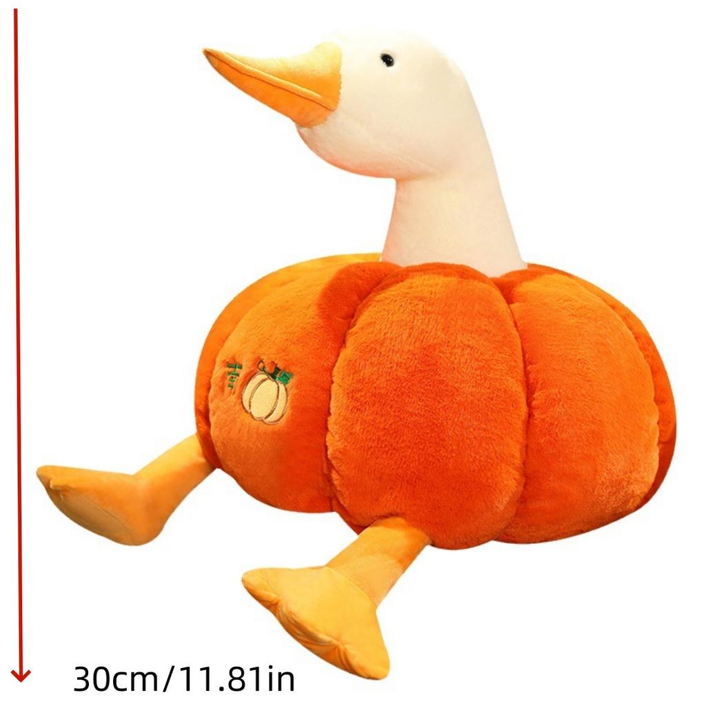 1pc 30cm/11.81in Cute big goose doll doll creative pumpkin duck plush toy funny girlfriend birthday present girl gift