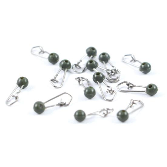 20Pcs Fishing Line Sinker Lock Snaps Fishing Clips Small Mini Design Easy To Carry Freshwater Stainless Steel Snaps Fishing Tackle