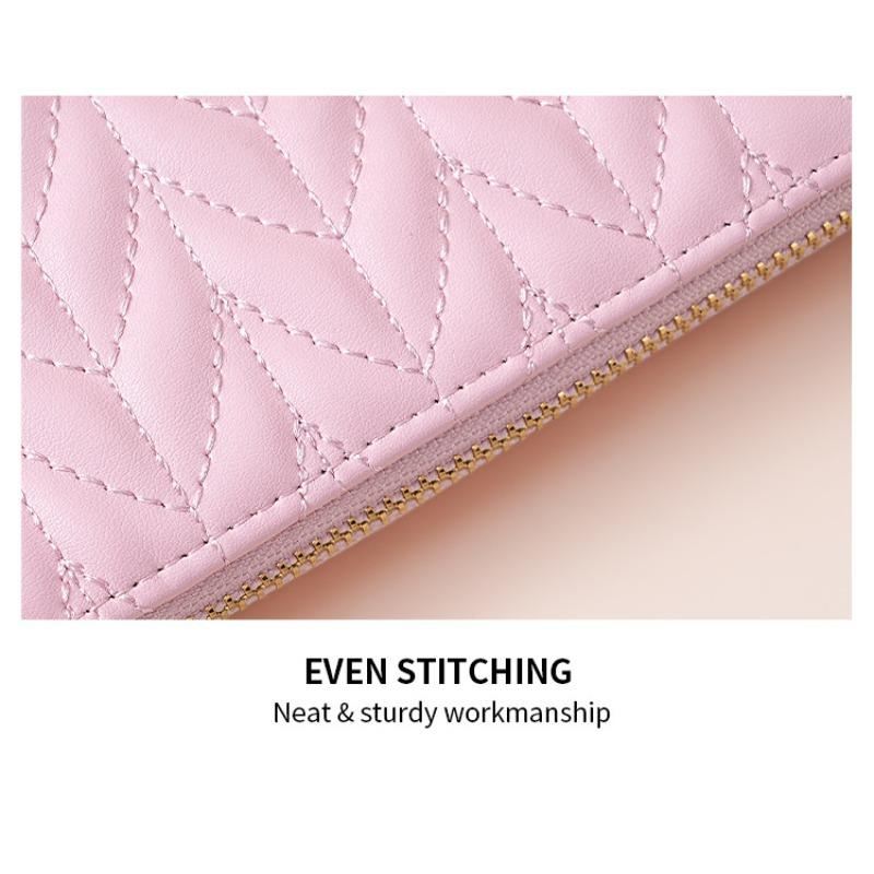 Fashion Embroidery Women's Wallet Long Hand Change Bag Mobile Phone Bag Card Bag Xiaoxiangfeng