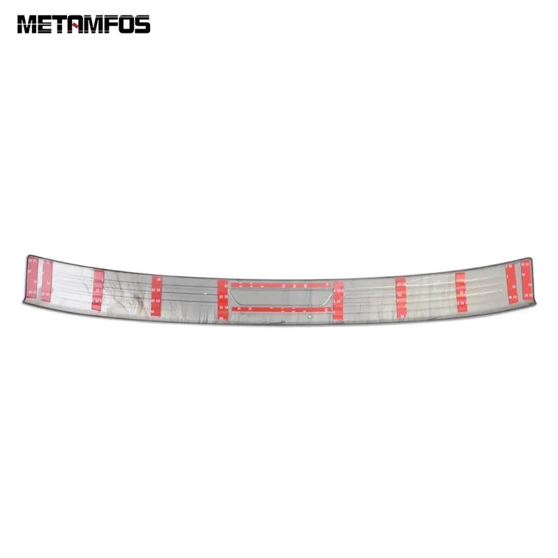 Für Volkswagen VW T-ROC TROC 2018-2025 Äußere hintere Kofferraumstoßstange Trittplatte Heckklappe Einstiegsleiste Schrammschutzplatte Zubehör