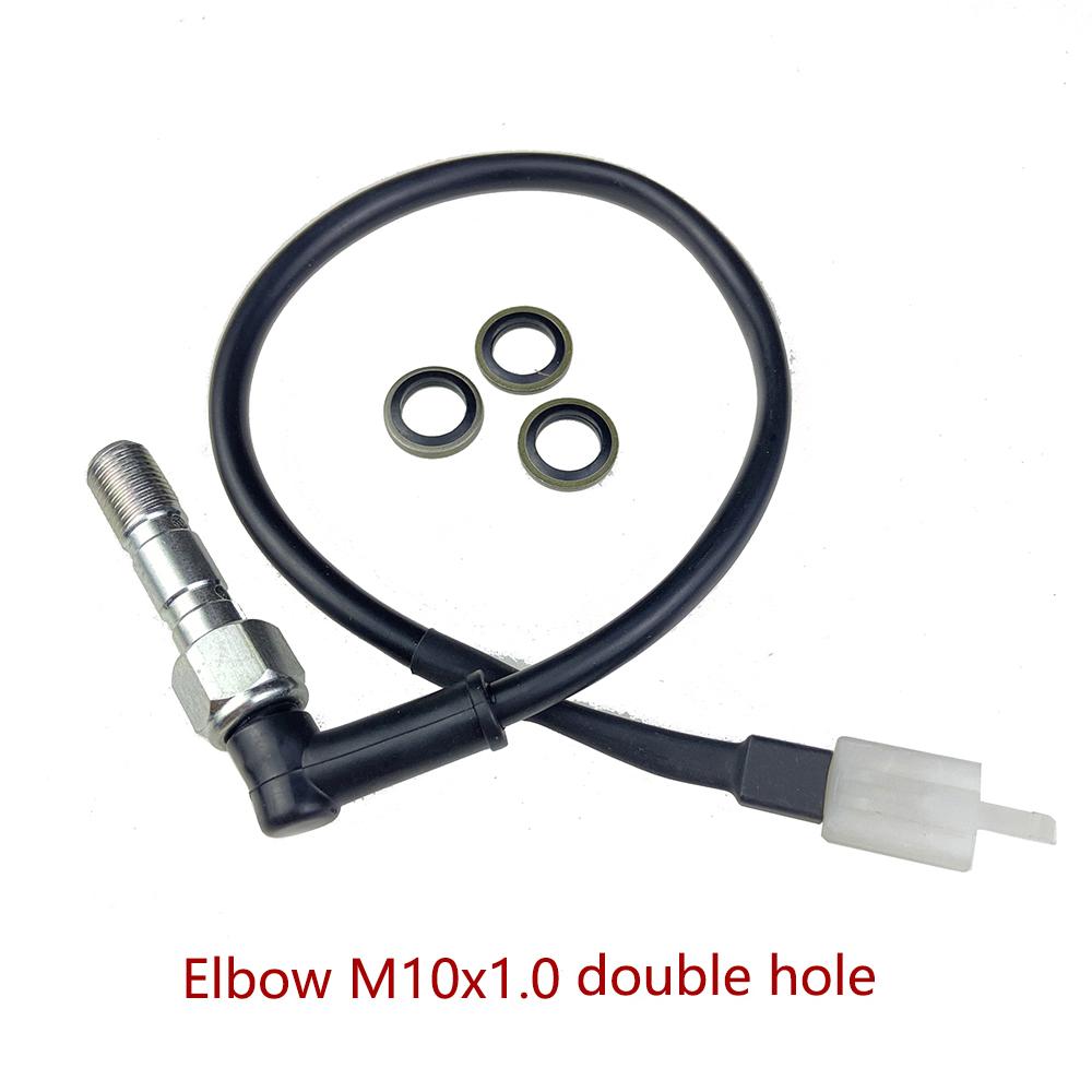Universal M10 Motorcycle Hydraulic Brake Pressure Rear Light Switch Hollow Bolt Motocicleta Accessories Hydraulic Brake Switch D Elbow M10 x1.0mm