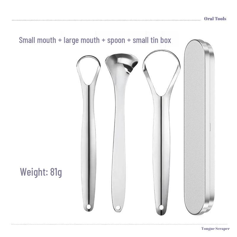 U-Shaped Stainless Steel Tongue Scraper and Coating Cleaner