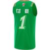Li Ning CBA Series 24-25 Season Fan Edition Printed Number Logo Pullover Round Neck Basketball Jersey Fu Hao 1 Men Jersey Wild-Green AAYU923-1