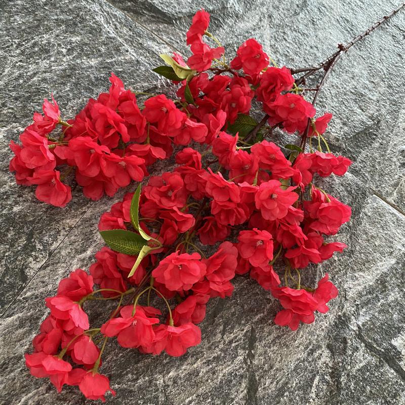 Cherry Fake Blossom Hanging Flowers For Wedding Venue Home Gifts Decoration