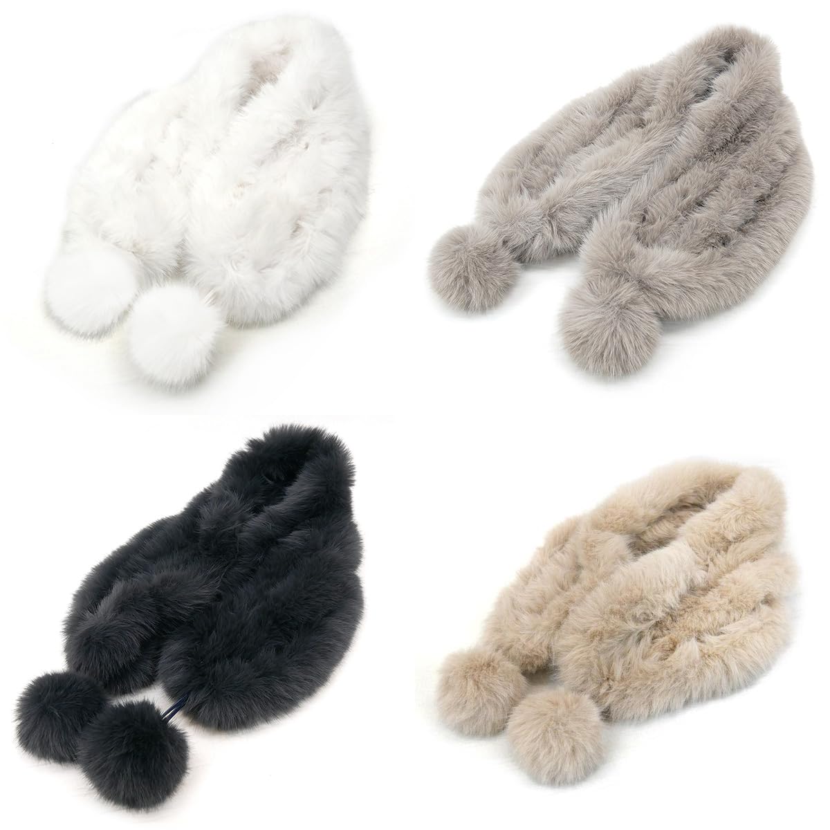 

Шаль із штучного хутра, 4 ряди, плаття Furisode на церемонії повноліття, біле вугільно-сіре [Kyoto Usagido] sh-013 (бежевий) бежевий