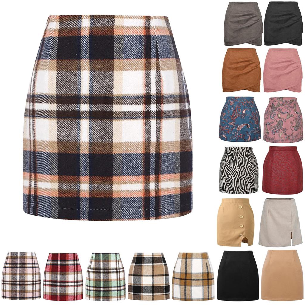 Damska półspódnica Sztruksowa obcisła spódnica Jednorzędowa sztruksowa wąska