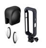 For Insta360 X3 Lens Cap Protector + Protection Frame + Lens Guards for Insta 360 X3 Protector Set Anti-scratch Accessories