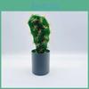 Fake Greenery Arrangement With Realistic Plastic Cactus For Indoor And Outdoor Display