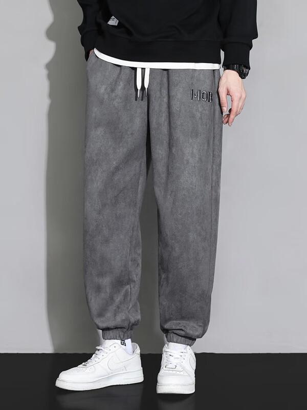 Dingfengbaoluo Men's K575 Spring Summer Loose Fit Jogger Pants