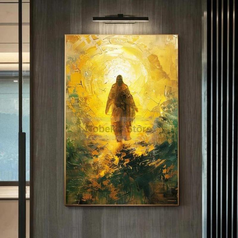 Jesus Christ Biblical Art Canvas Print  Christian Gospel Wall Decor for Holy Week  Easter  Perfect for Home Room or Church Decor