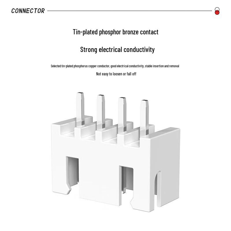 XH2.54-2P 2.54mm Pitch Straight Pin Socket Connector Terminals
