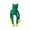 Jucărie pentru Animale de Companie Rezistentă la Mușcături Jucărie de Pluș pentru Mestecat cu Design Sonor Interactiv Formă de Maimuță Cartoon Broască Porc Jucărie pentru Curățarea Dinților Animalelor de Companie