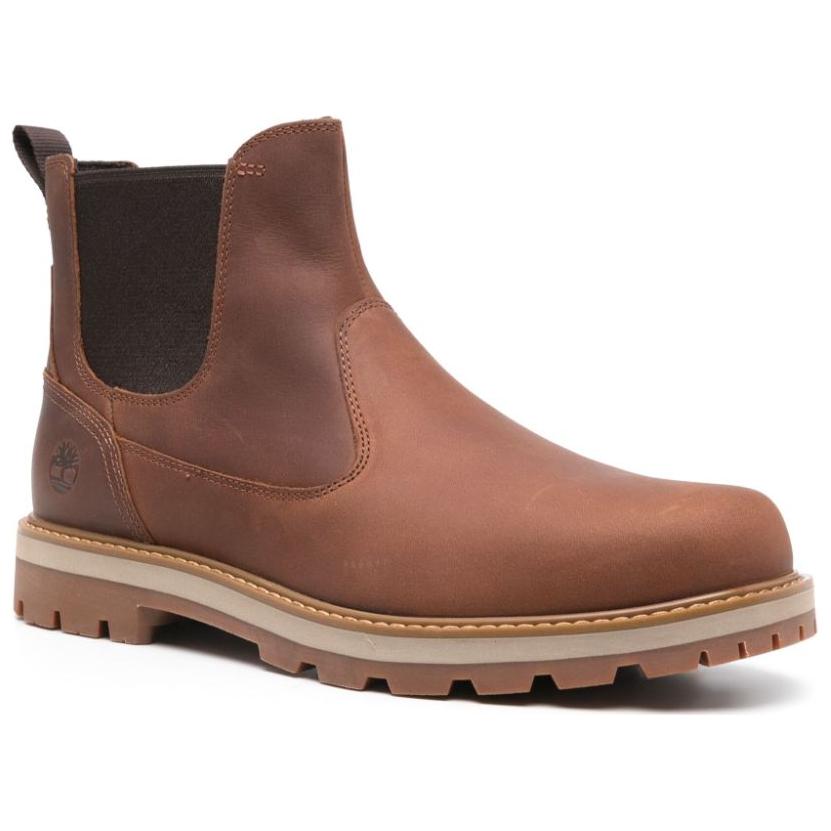 Timberland Britton Road Comfortable Versatile Short Chelsea Boots Men Boots Brown A6A4WEM6