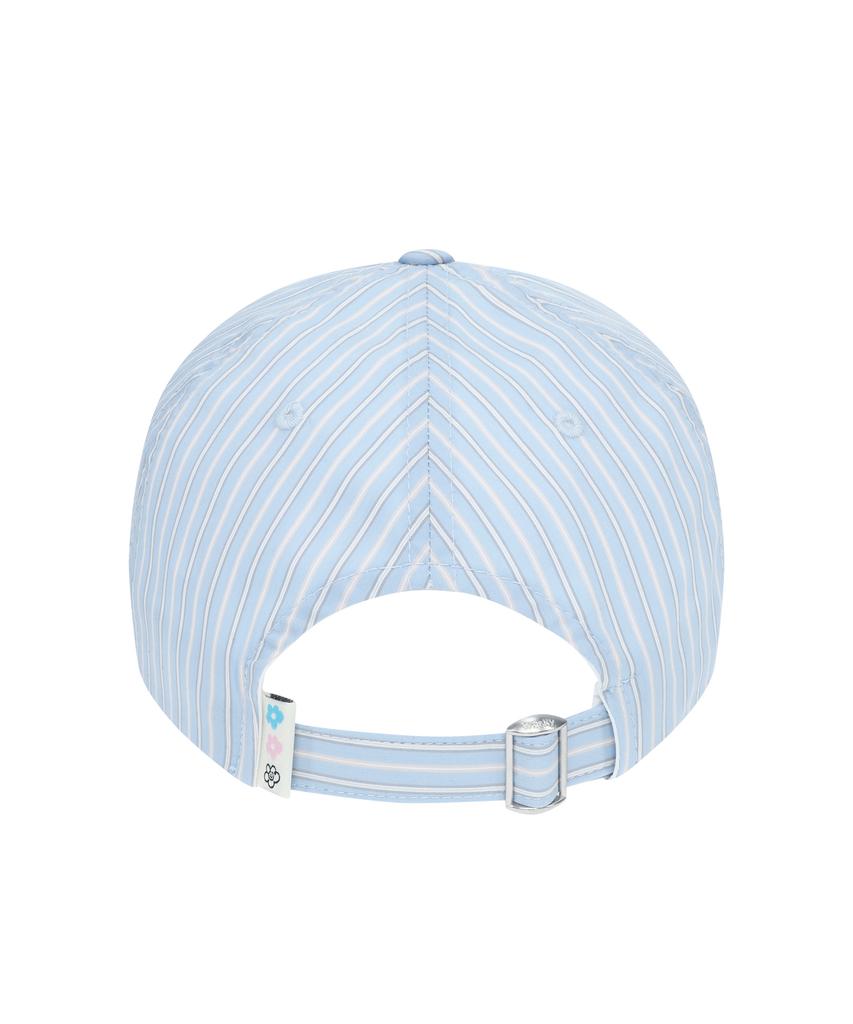 WACKY WILLY Women'S Striped Ball Cap Blue