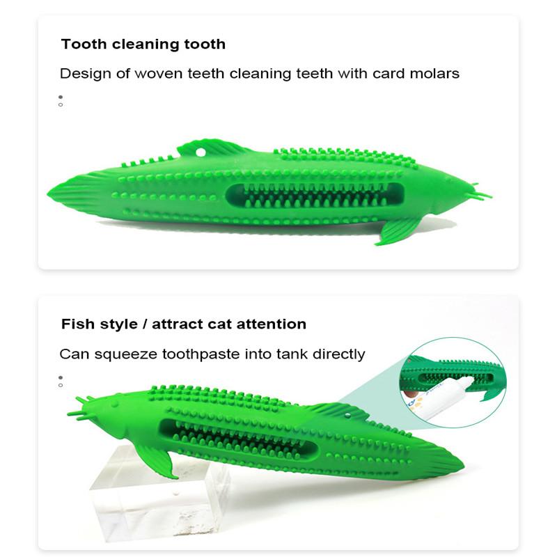 interactive cat toothbrush