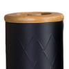 Kitchen Canister Set Tea Coffee Sugar Container Set with Bamboo Lids Food Storage Canisters for Counter for Tea Candy Coffee
