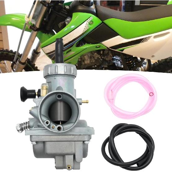 Carburetor W/Hose Compatible With Kawasaki KX65 KX80 Suzuki RM65 RM80 RM85 Yamaha YZ80 YZ85