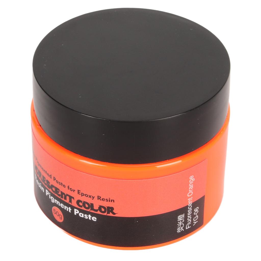 50g Fluorescent Color Resin Pigment Paste High Concentration Highly Pigmented Resin Pigment Paste for   Painting Art