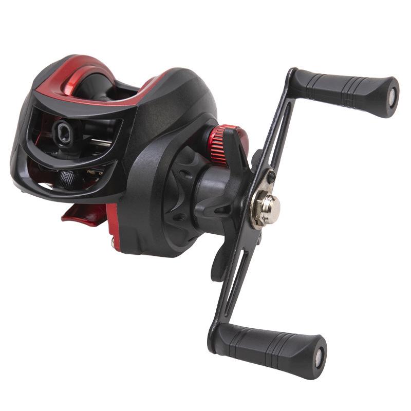 Full Metal Baitcasting Reel, No Backlash, Black Fish Wheel, Long Cast Water Drop, Micro Lure Raft Fishing