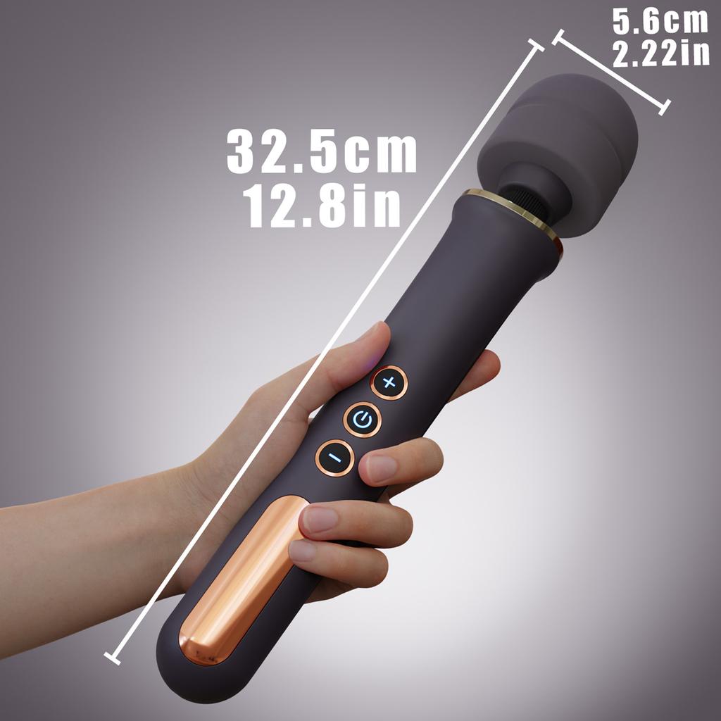 Vibrating AV Wand with 10 Modes Powerful Vibrating Massager Clitoral Stimulator G-Spot Vaginal Massager Female Adult Erotic Products