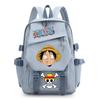 One Piece King Printed Backpack Elementary School Students Junior High School Students High School Students Large Capacity School Bag