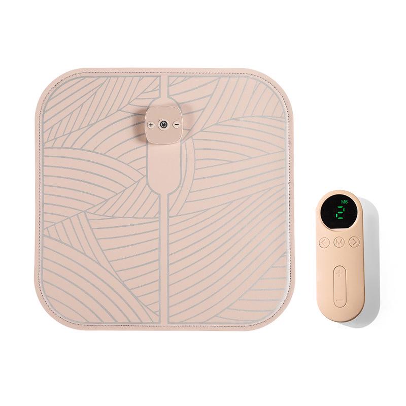 Rechargeable EMS Foot Massager with Remote Control - Micro-pulse Foot Therapy Pad