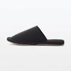 MUJI Washable Left and Right Size 84770234 Slippers, Slippers, Black, L,
