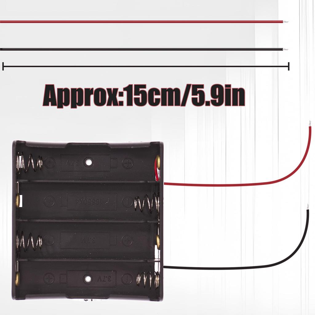8Pcs AA Battery Holders with Wire Includes 1 AA Battery Holder 1.5V, 2 AA Battery Holder 3V, 3 AA Battery Holder 4.5V, 4 AA Batt