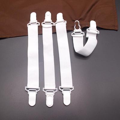 Elastische rutschfeste Bettlakenklammern - 4er-Set