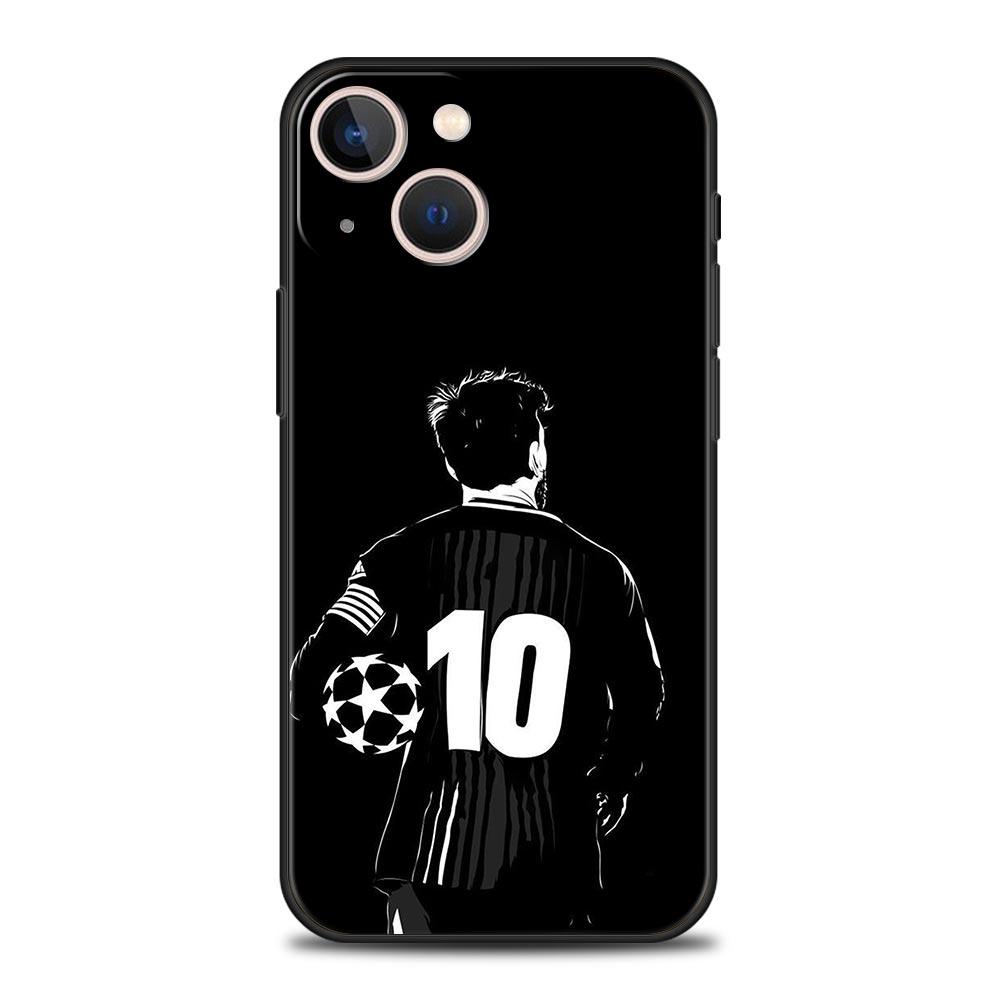 Football 10 Player Phone Case Cover for iPhone 17 16 15 14 13 12 Pro Max 11 Pro Max 17 AIR Plus Shockproof Soft TPU Shell Fundas iPhone 14 Plus
