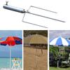 Fishing Holder Umbrella Ground Spike Foldable Beach Stand Outdoor Garden Parasol Insert Plug Pole Windproof Umbrella