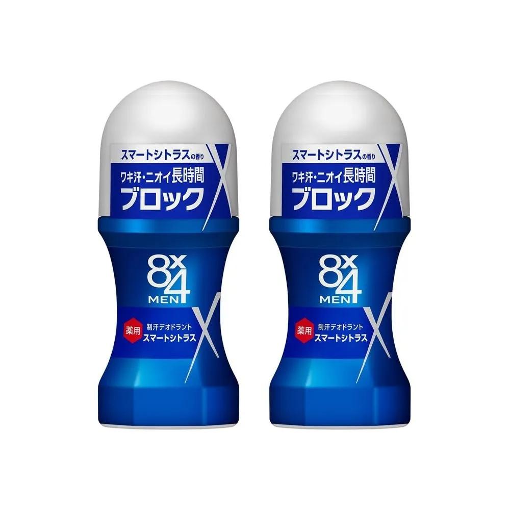 8x4 Мужской шариковый дезодорант Smart Citrus 60 мл 2 шт. Летний мужской шариковый дезодорант