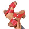 Casual Slingback Slides Shoes Women Summer Lightweight Hollow Sandals High Heels New Dress Chunky Open Toe Slippers Female