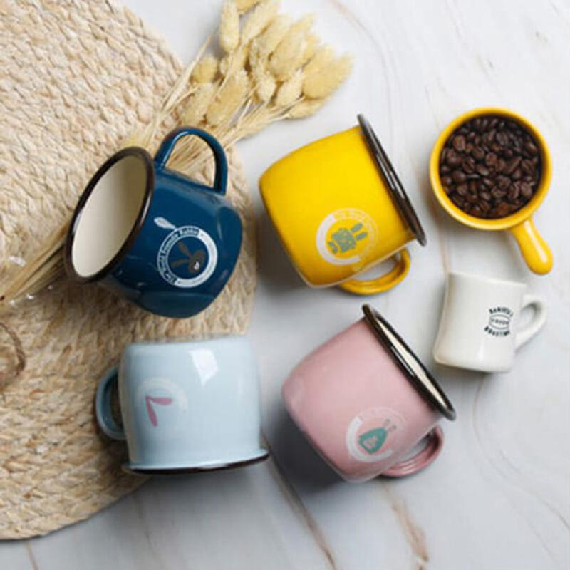 Queensense Enameled Mug 380ml (Sky)
