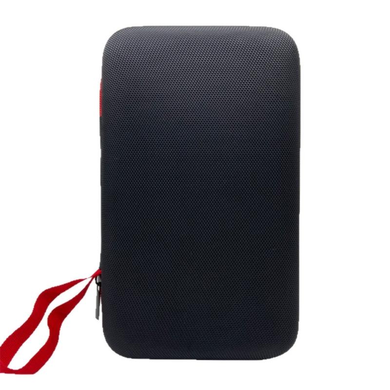 EVA Car Chargers Storage Pouch with Smooth Zippers Hard Shell Case for Inflator and Tool 9.5X5X4Inch Black