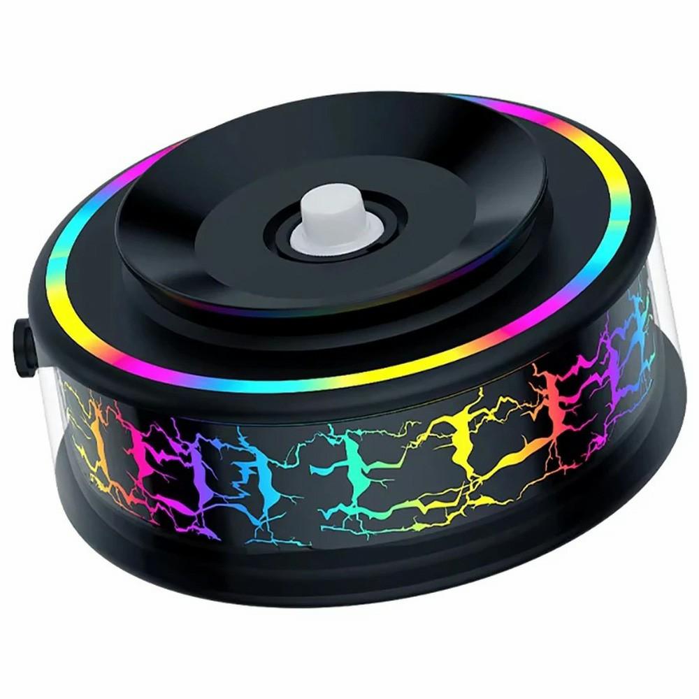 

X12 Magnetic Car Dashboard Phone Holder Navigation Mount Vacuum Suction Cup Stand with Colorful Crackle Light A