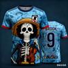Japan One Piece Luffy Football Jersey Men T-shirt Kids Football Special Jersey Kit Adult Men's/Women's Quick-Drying Sweatshirt