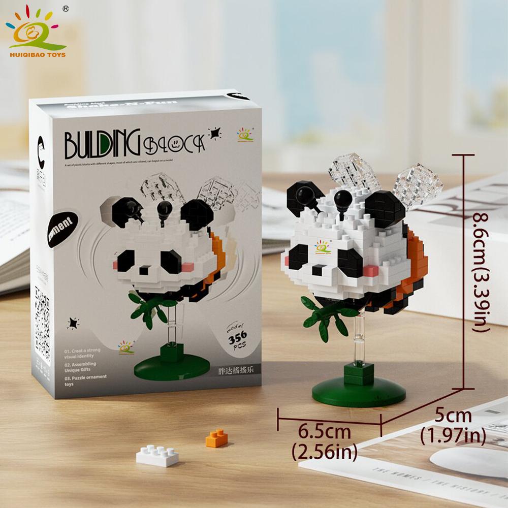 Нетоксичный Moc Милая Модель Животного Микро Строительный Блок Панда Кролик Пчела Мини Алмазная Модель Кирпичная Игрушка Для Детей Декор Стола.